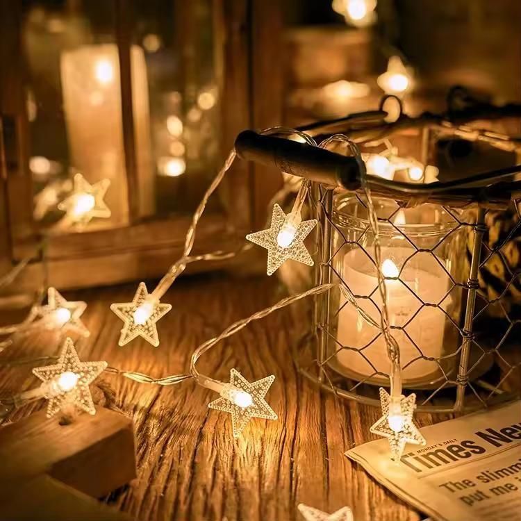 ✨ Star Fairy String Lights – Perfect for Diwali, Room & Party Decoration ✨