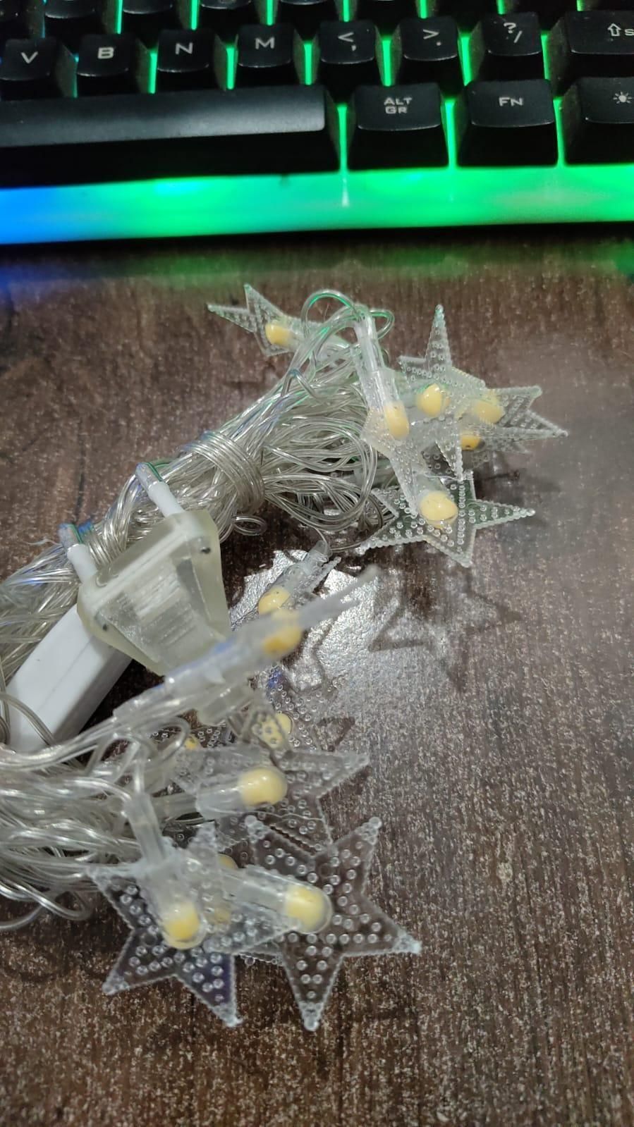 ✨ Star Fairy String Lights – Perfect for Diwali, Room & Party Decoration ✨